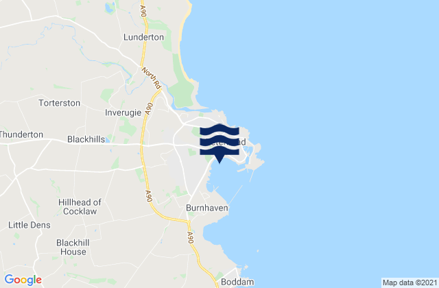 Mapa de mareas Peterhead Lido Beach, United Kingdom