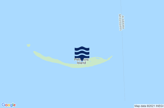 Mapa de mareas Petit Bois Island Mississippi Sound, United States