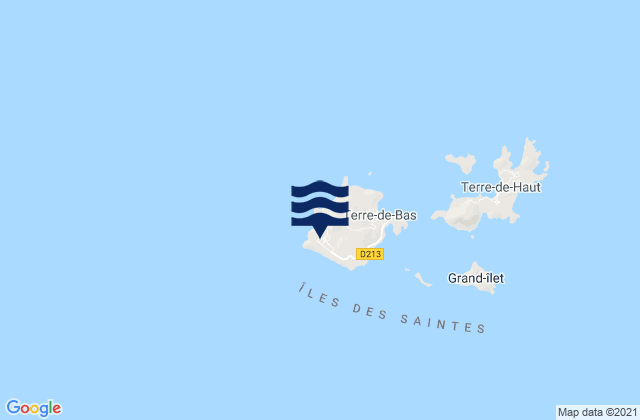 Mapa de mareas Petites Anses, Guadeloupe