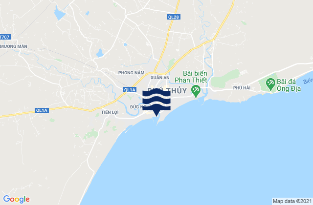 Mapa de mareas Phan Thiết, Vietnam