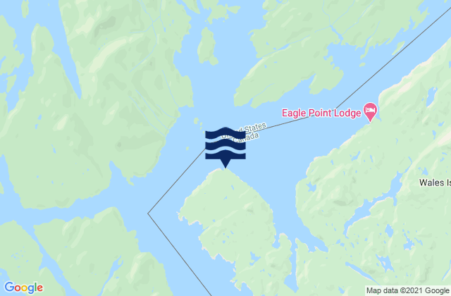 Mapa de mareas Phipp Point, Canada