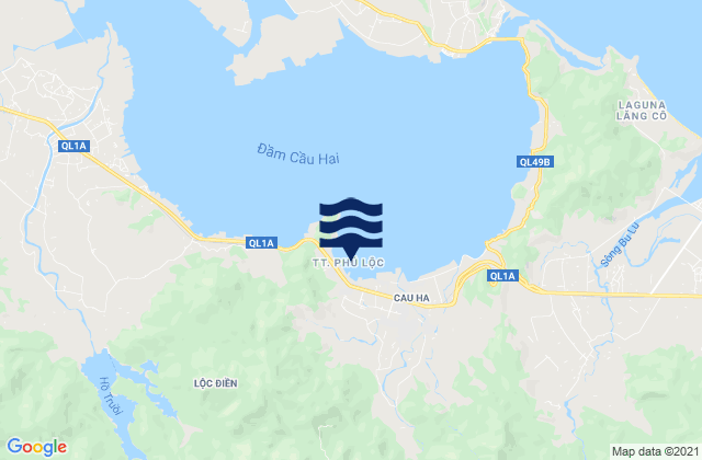 Mapa de mareas Phú Lộc, Vietnam