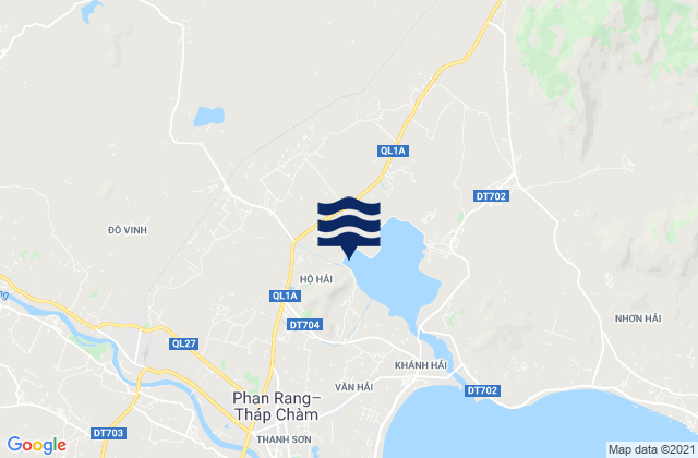 Mapa de mareas Phường Bảo An, Vietnam