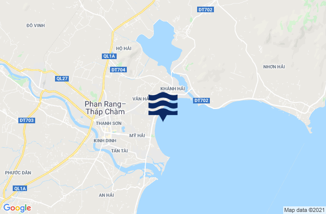 Mapa de mareas Phường Mỹ Bình, Vietnam