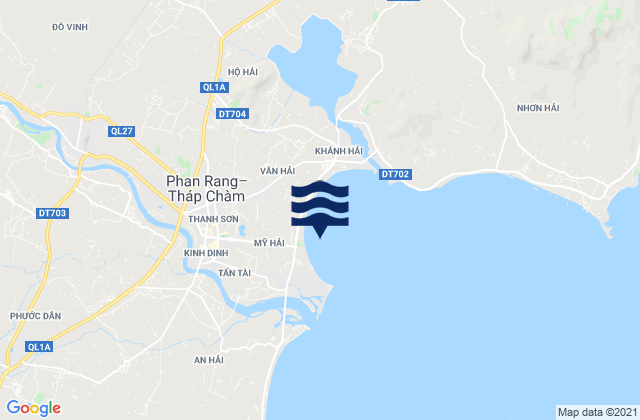 Mapa de mareas Phường Mỹ Hải, Vietnam