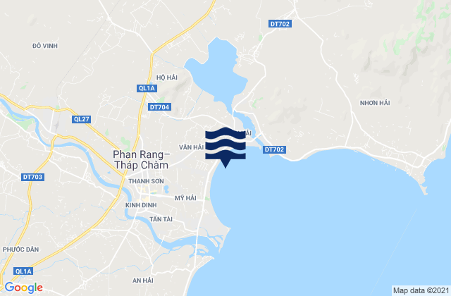 Mapa de mareas Phường Văn Hải, Vietnam