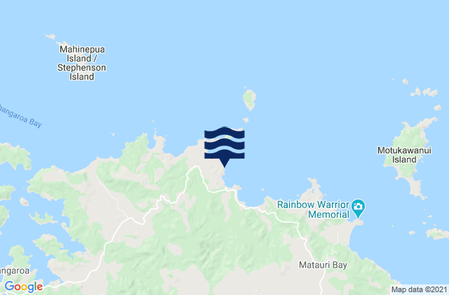Mapa de mareas Piapia Bay, New Zealand