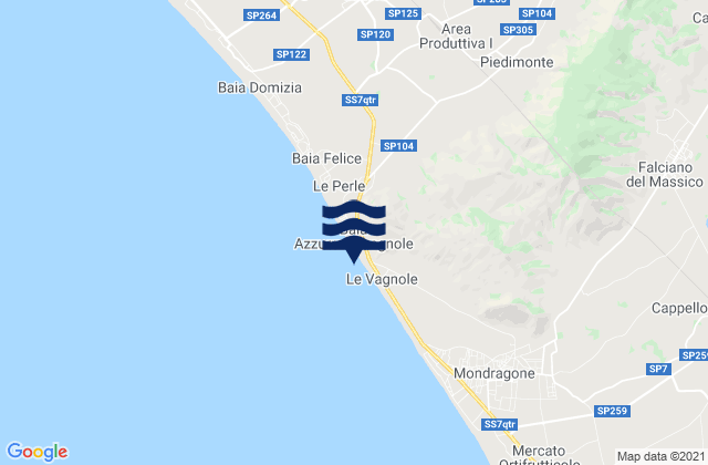 Mapa de mareas Piedimonte, Italy
