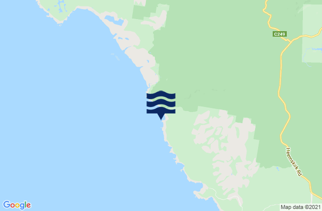Mapa de mareas Pieman River, Australia