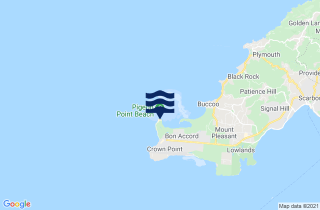 Mapa de mareas Pigeon Point, Trinidad and Tobago