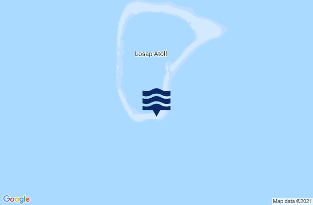 Mapa de mareas Piis, Micronesia