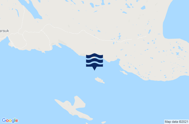 Mapa de mareas Pikyulik Island, Canada