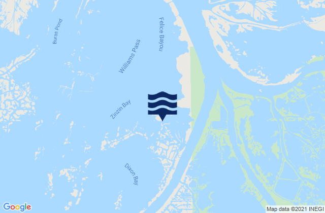 Mapa de mareas Pilottown, United States