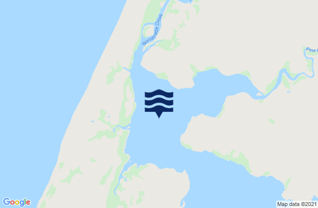 Mapa de mareas Pine River Bay, Australia