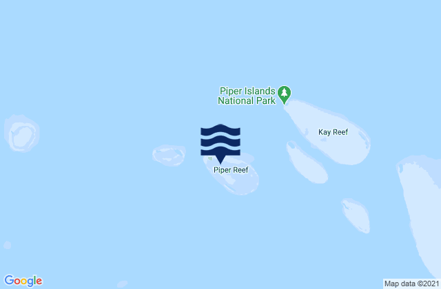 Mapa de mareas Piper Island, Australia