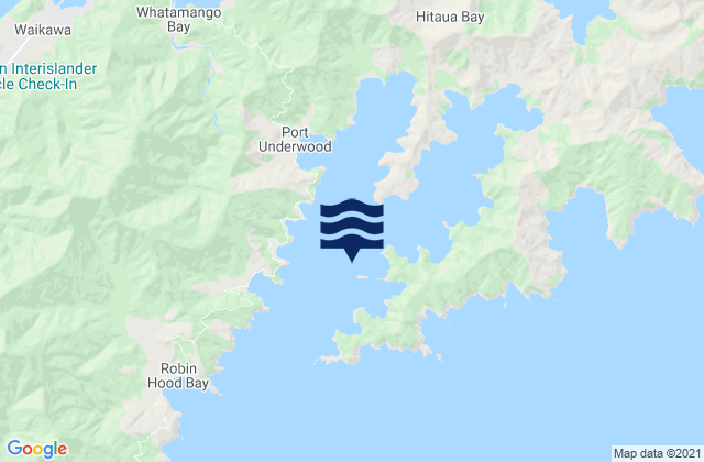 Mapa de mareas Pipi Bay, New Zealand
