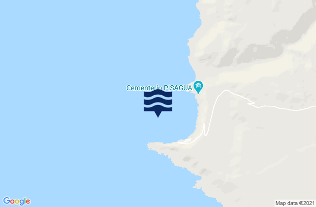 Mapa de mareas Pisagua, Chile