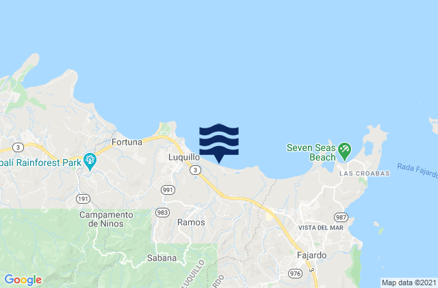 Mapa de mareas Pitahaya Barrio, Puerto Rico