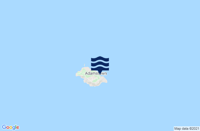 Mapa de mareas Pitcairn