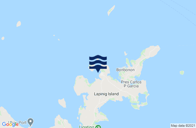Mapa de mareas Pitogo, Philippines