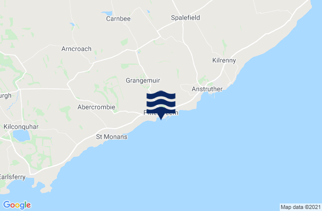 Mapa de mareas Pittenweem Beach, United Kingdom