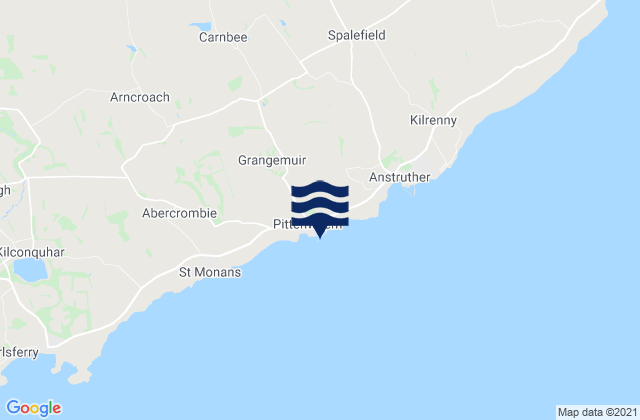 Mapa de mareas Pittenweem, United Kingdom