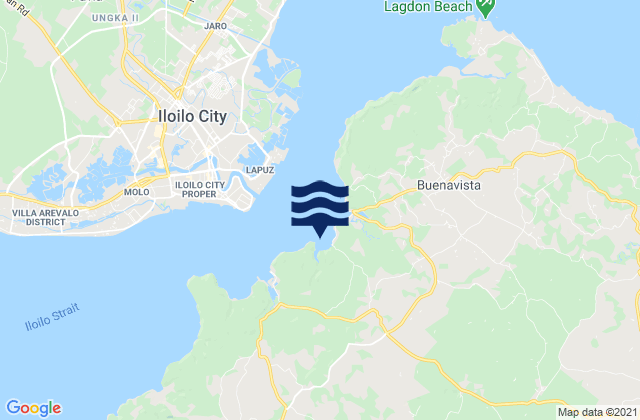Mapa de mareas Piña, Philippines