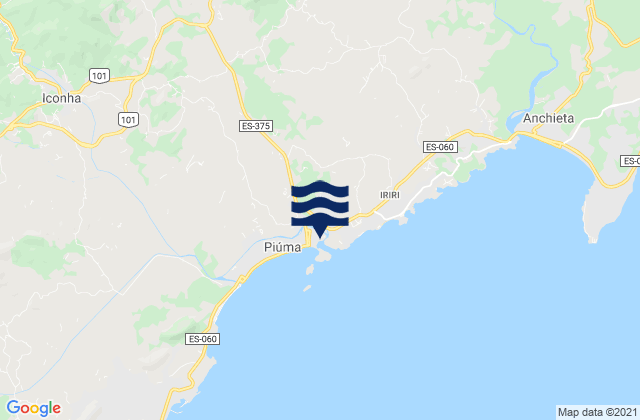 Mapa de mareas Piúma, Brazil