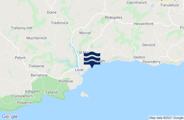 Mapa de mareas Plaidy Beach, United Kingdom