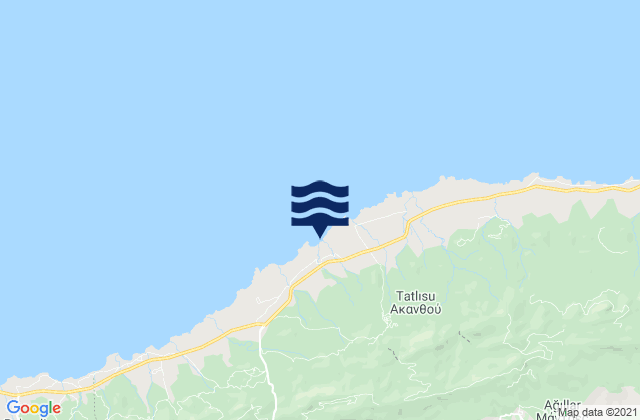 Mapa de mareas Platáni, Cyprus