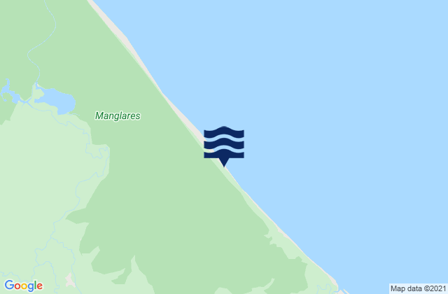 Mapa de mareas Playa Chiriquí, Panama