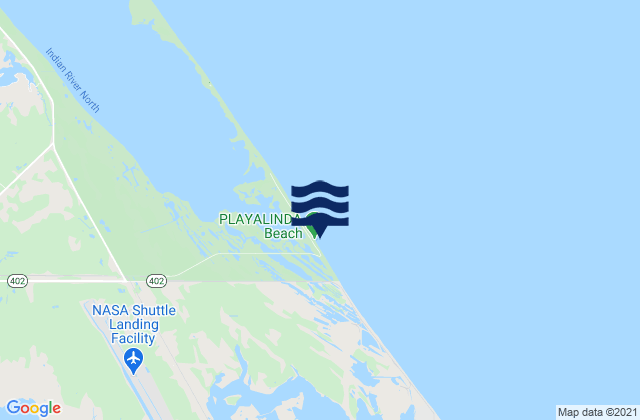 Mapa de mareas Playa Linda, United States