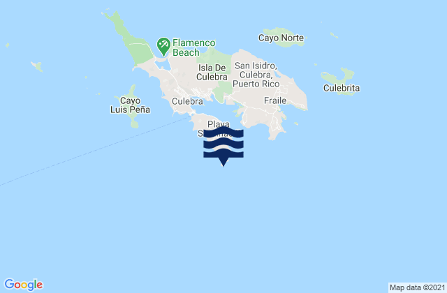 Mapa de mareas Playa Sardinas II Barrio, Puerto Rico
