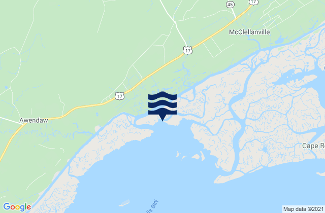 Mapa de mareas Pleasant Hill Landing (Santee River), United States