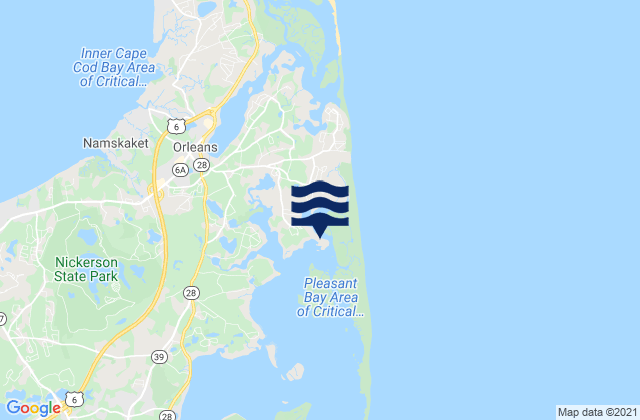 Mapa de mareas Pochet Island, United States