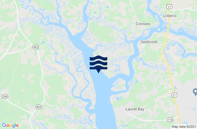 Mapa de mareas Pocotaligo River 4 mi above entrance, United States