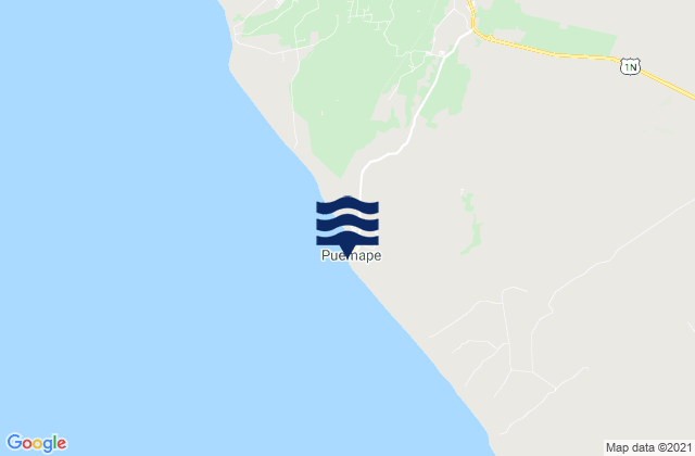 Mapa de mareas Poemape, Peru