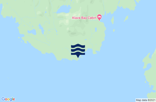 Mapa de mareas Point Alava, United States