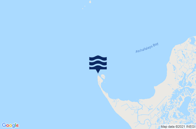 Mapa de mareas Point Au Fer, United States