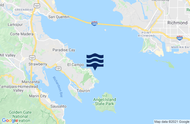 Mapa de mareas Point Chauncey, United States