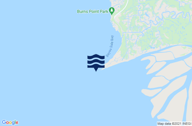 Mapa de mareas Point Chevreuil, United States