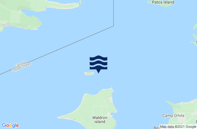 Mapa de mareas Point Hammond 1.1 miles northwest of, United States