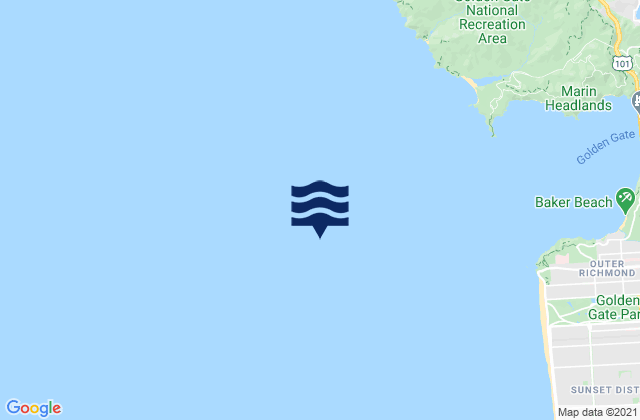 Mapa de mareas Point Lobos 3.73 nmi. W of, United States