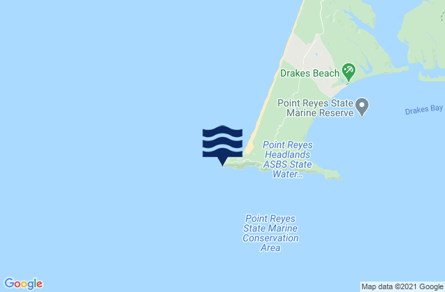 Mapa de mareas Point Reyes Lighthouse, United States