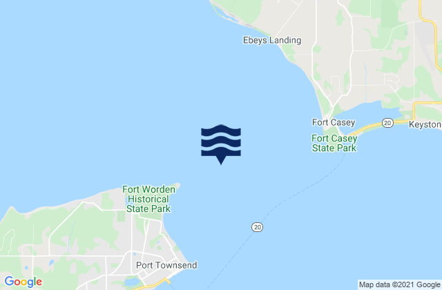 Mapa de mareas Point Wilson 0.8 mile east of, United States