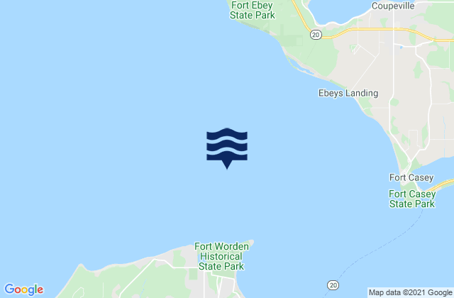 Mapa de mareas Point Wilson 1.1 miles NW of, United States