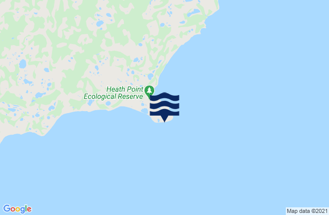 Mapa de mareas Pointe Heath, Canada