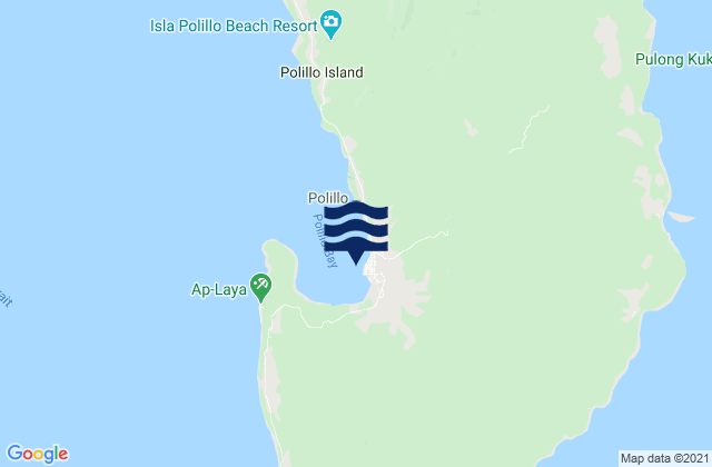 Mapa de mareas Polillo (Polillo Island), Philippines