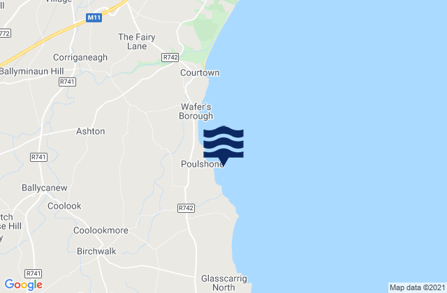 Mapa de mareas Pollshone Head, Ireland