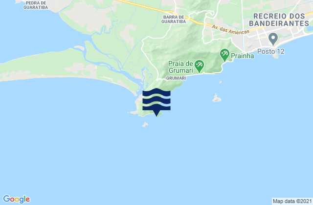 Mapa de mareas Ponta da Tataruga, Brazil